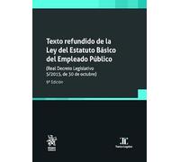 Texto refundido de la ley del estatuto básico del empleado público 9ª Edición: 1 (Textos legales)