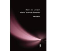 Texts and Contexts – An Introduction to Literature and Language Study
