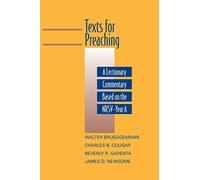 Texts for Preaching - Year A: A Lectionary Commentary Based on the NRSV
