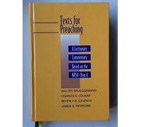 Texts for Preaching, Year A: A Lectionary Commentary Based on the NRSV