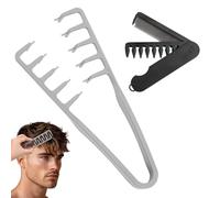 Texture Comb, 2PCS Volumizing Wide-Tooth for Curls, Hair Textured Styling Magic Comb Men, Boys Wave Texturing Volume Curling Combs, Bangs Seam Grooming Accessory for Women Style