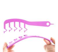 Texture Comb - ABS 17.5x4.5cm Professional Anti-Static Z-Shaped Hair Brush Covering Seams | Textured Hair Comb for Men Teens Scalp Mass