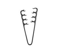 Texture Comb for Root Lift and Volume Styling, Upgraded Wide-Tooth Volumising Hair Styling Comb Set for Fluffy Texture, Foundation Lift, Fringe Definition and Everyday Hair Shaping (Black)