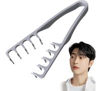 Texture Comb,Hair Styling Appliances,Volumizing Wide-Tooth Hair Styling Comb,Wide Tooth Detanglers,Roots Volumizing Tool,Grooming Accessory For Cover The Bangs Seam And Fluff Up Top Of The Head (Gray)