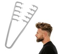 Texture Comb,Texturising Combs Volumizing Wide-Tooth Hair Styling Comb Kit Detanglers Root Volumizing Tool Seamless Design Barber Detanglers Tools for Women Men Bangs Hairdressing Accessories(Grey)