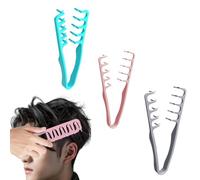 Texture Comb, Volumizing Wide-Tooth Hair Texture Styling Comb, fluffy Texture Roots Volume Combs, Fluffy Texture Hair Styling Appliances, for Women Men (3pcs)