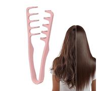 Texture Comb, Wide Tooth Comb for Natural Lift & Volume, Hair Styling for All Hair Types Curly Thick, Unisex Grooming Tool for Men Women, Carbon Fiber Root Lift Brush