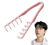 Texture Comb, Wide-Tooth Volumizing Hair Styling Comb - Versatile Tool for Bangs and Hair Texturing, Roots Volume Tool for Curly Hair, Lightweight Care Accessories for Men and Women (Pink)