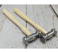 Texture Hammer Set of 2 Designer Double Head Jewelry Making Hammers