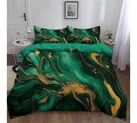 Texture King Size Duvet Cover Sets Green Gradient Bedding Set Reversible Soft Breathable, Microfiber King size Duvet Cover Hidden Zipper 230x220 cm -Ap5699