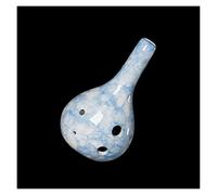 Texture Ocarina 6-hole Long-mouth Ceramic Ocarina Alto C Tone Ocarina Musical Instrument Beginner Music Gift ocarina instrument (4)