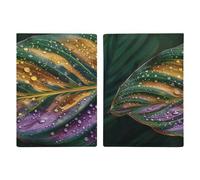 Texture of Green Leaves Passport Card Holder Travel Passport Covers Case Pu Passport Book Cover Passport Wallet Cover Case Passport Protective Cover Unisex Passport Protector, style, 20.3x13.8cm