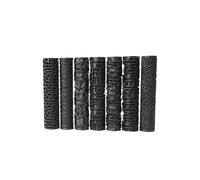 Texture Roller Set, containing 7 Types of Pattern Patterns, Suitable for Making Tabletop Game Terrain Road Patterns and Miniature Models of The Ground (Interesting 7 Patterns)