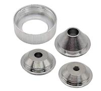 Texture Spray Orifice Tip Set Professional 3 Nozzle Tips Thread Color Texture Hopper Gun for Walboard Drywall