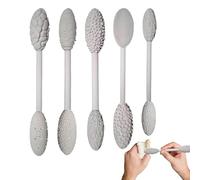 Texture Tool Sets for Clay Art, 5 Piece Oval Pattern Rollers Kit, Double-Ended Textured Rolling Pins Pottery Roller, Clay Texture Roller, Modeling Sticks for Art Projects
