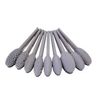 Texture Tool Sets for Clay Art, DIY Pottery Oval Pattern Clay Texture Roller, Oval Clay Modeling Pattern Rollers Kit, Modeling Sticks for DIY Crafts (9Pcs)