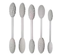 Texture Tool Sets for Clay Art, Oval Clay Modeling Pattern Rollers Kit, Handmade Clay Art Tool Set, Clay Texture Rolling Emboss Plaid Hand Rollers for Handcraft (5PCS)