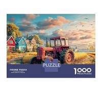 Textured 1000-Piece Puzzle with Raised Details - A Tactile Jigsaw Experience for Adults & Sensory-Seeking Kids. Certain Elements Have A Unique, Touchable Finish.