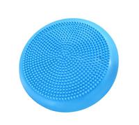 Textured Balance Cushion for Dynamic Stability | Inflatable, Flexible Rubber, Direct Floor Placement, for Home Fitness and Gym Training