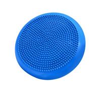 Textured Balance Cushion for Dynamic Stability | Inflatable, Flexible Rubber, Direct Floor Placement, for Home Fitness and Gym Training