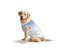 Textured Blueprint Large Pets Vest Party Travel Breathable Summer Lightweight Soft Cozy Sleeveless