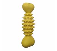 Textured Bone Dog Toy - Tough Rubber Chew Toy for Dogs - Durable Bone Shape for Teething, Chewing & Gum Massage
