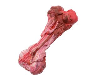 Textured Dog Chewing Bone - 180g Tough Rubber Teether Toy For Daily Training & Playtime | Realistic Shape Toothbrush Stick Pet Wellness Relaxation, Indoor Outdoor Fetch Gear Safe Mate