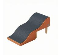 Textured Dog Ramp for Bed, color to 4, Wave-shaped Pet Ramp With Cat Claw Leather Material, Elevated Design