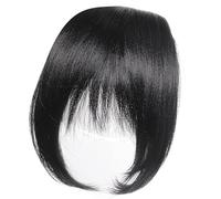 Textured False Bangs Hair Toppers With Light Construction For Comfortable All Day Wear Daily Styling Comfortable Synthetic Hairpiece