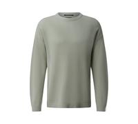 Textured Fine Knit Crew Neck Sweater QS Relaxed Fit Bleu S