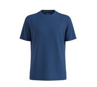 Textured Flamed Yarn T-shirt with Logo Detail s.Oliver Bleu 5XL
