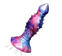 Textured G-Spot Dildo with Suction Cup Base, Fantasy Tentacle Design Silicone Anal Toy for Stimulation, Adults Only Sex Toys for Men Women Couples (Large)