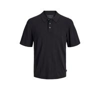Textured knit polo Jack & Jones Blawilliam Noir M