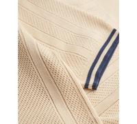 Textured knit polo Superdry Beige 2XL