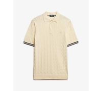 Textured knit polo Superdry Beige XL