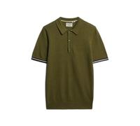 Textured knit polo Superdry Vert M