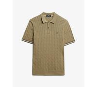 Textured knit polo Superdry Vert XL