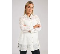 Textured Longline Shirt Yours White 20