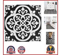 Textured Low Lustre Peel and Stick Floor Tiles Set of 10 for Indoor Use