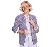 Textured Marl Knit Zip Cardigan Chums Lilac 24-26