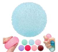 Textured Mini Stress Ball, Sensory Memory Gel Fidget Ball for Adults, Quiet Anxiety Relief Squeeze Balls for Hand Exercise & Therapy