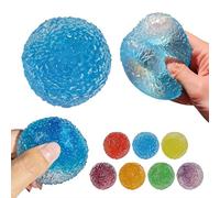 Textured Mini Stress Balls,Squishies Ball Sensory Textured Memory Gel Fidget Toys for dults Hand Exercises,Squishies Toys Bulk for Party Favors Gifts, Desk Toy and Prize