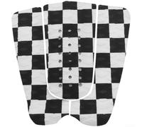 Textured Non Slip Traction Pad For Improved Foot Control On For Stand Up Paddle And Kiteboarding Decks(black white)