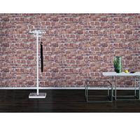 TEXTURED OLD RED BRICK EFFECT FEATURE BRICK WALL DESIGN WALLPAPER 402612 RASCH