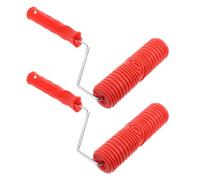 Textured Paint Roller with Ergonomic Handle 2pcs for Wall Decoration