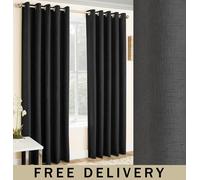 Tyrone Vogue Pair of Blockout Thermal Eyelet Curtains