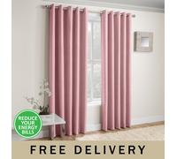 Tyrone Vogue Pair of Blockout Thermal Eyelet Curtains
