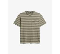 Textured pocket T-shirt with stripes Superdry Vert S