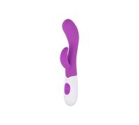 Textured Rabbit Vibrator Loving Joy Purple One Size