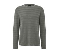 Textured Ribbed Wash Jersey Sweater QS Vert L